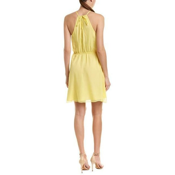 Ali & Jay Shift Casual Maxi Dress In Yellow Halter Top Size XS Extra Sma… - Picture 2 of 7